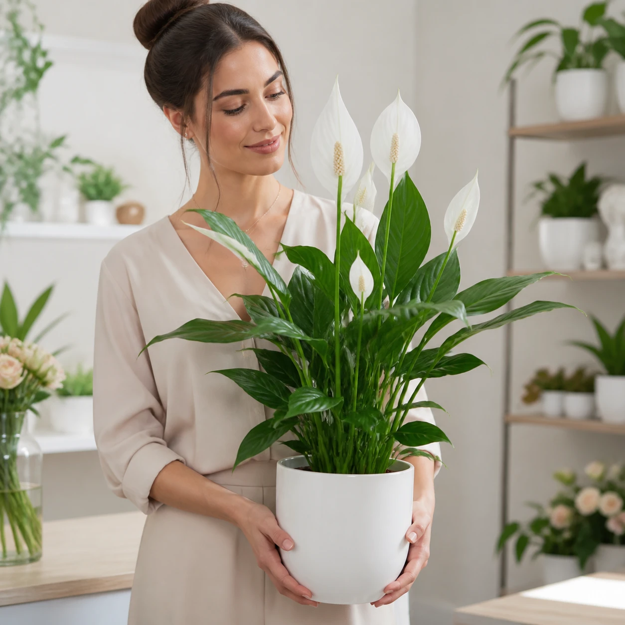 Spathiphyllum Barış Çiçeği